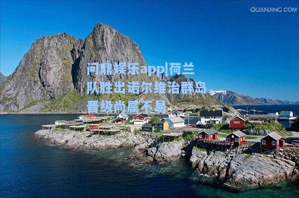 问鼎娱乐app|荷兰队胜出诺尔维治群岛，晋级尚属不易